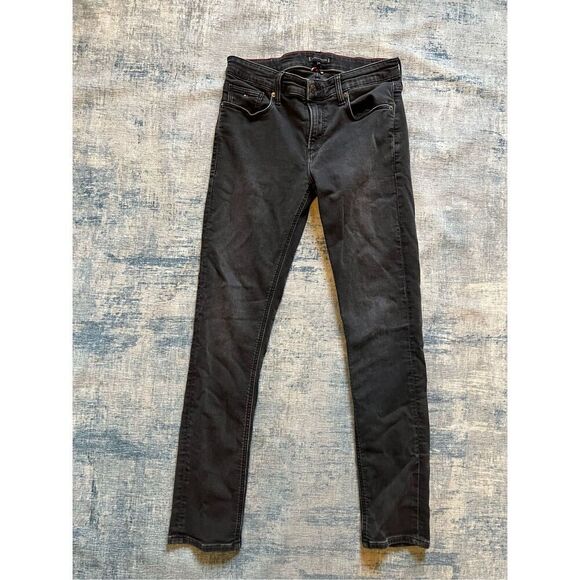 Tommy Hilfiger Black Scanton Slim Skinny Jeans Size 16 - Picture 1 of 7